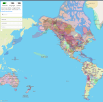 A map showing Indigenous territories, languages, and treaties.